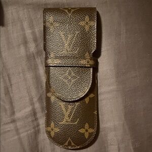 Louis Vuitton Brown Monogram Eyewear Holder/Pen case/lipstick case